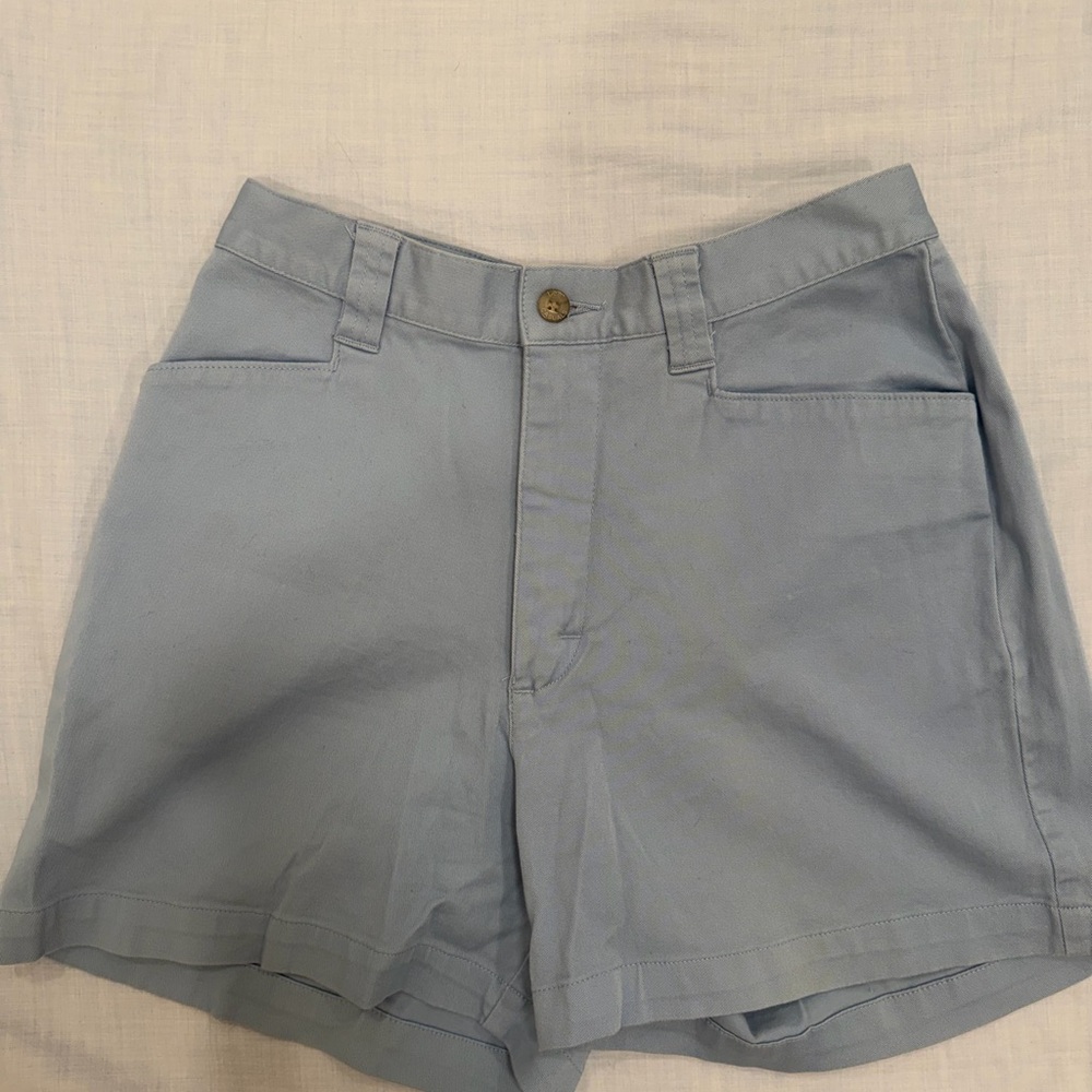 Vintage Lee Light Blue High-Rise Casual Shorts